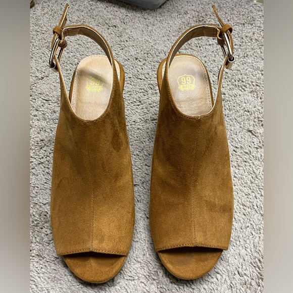 🤎Route 66 • tan wedge cork heel • 7 - Picture 4 of 9